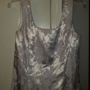 Scott McClintock Satin Embroidered Wedding Gown